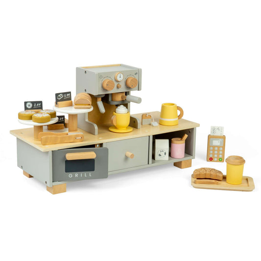 Bigjigs Wooden Coffee Shop Playset