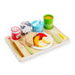 Bigjigs Wooden Toy Breakfast in Bed Tray