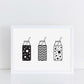 The Little Jones 3 Milk Bottles Print