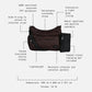 Finnsøn CLARA Eco Changing Bag with Changing Mat - Chocolate Leopard