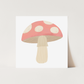 Kid of the Village Mushroom Art Print - Pink