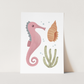 Kid of the Village Seahorse Art Print