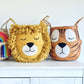 Bellybambino Yellow Lion Seagrass Basket - Large