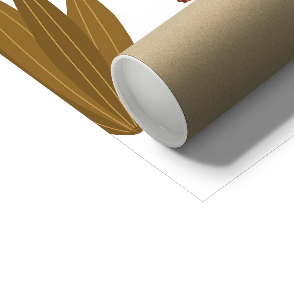 Kid of the Village Brachiosaurus Art Print