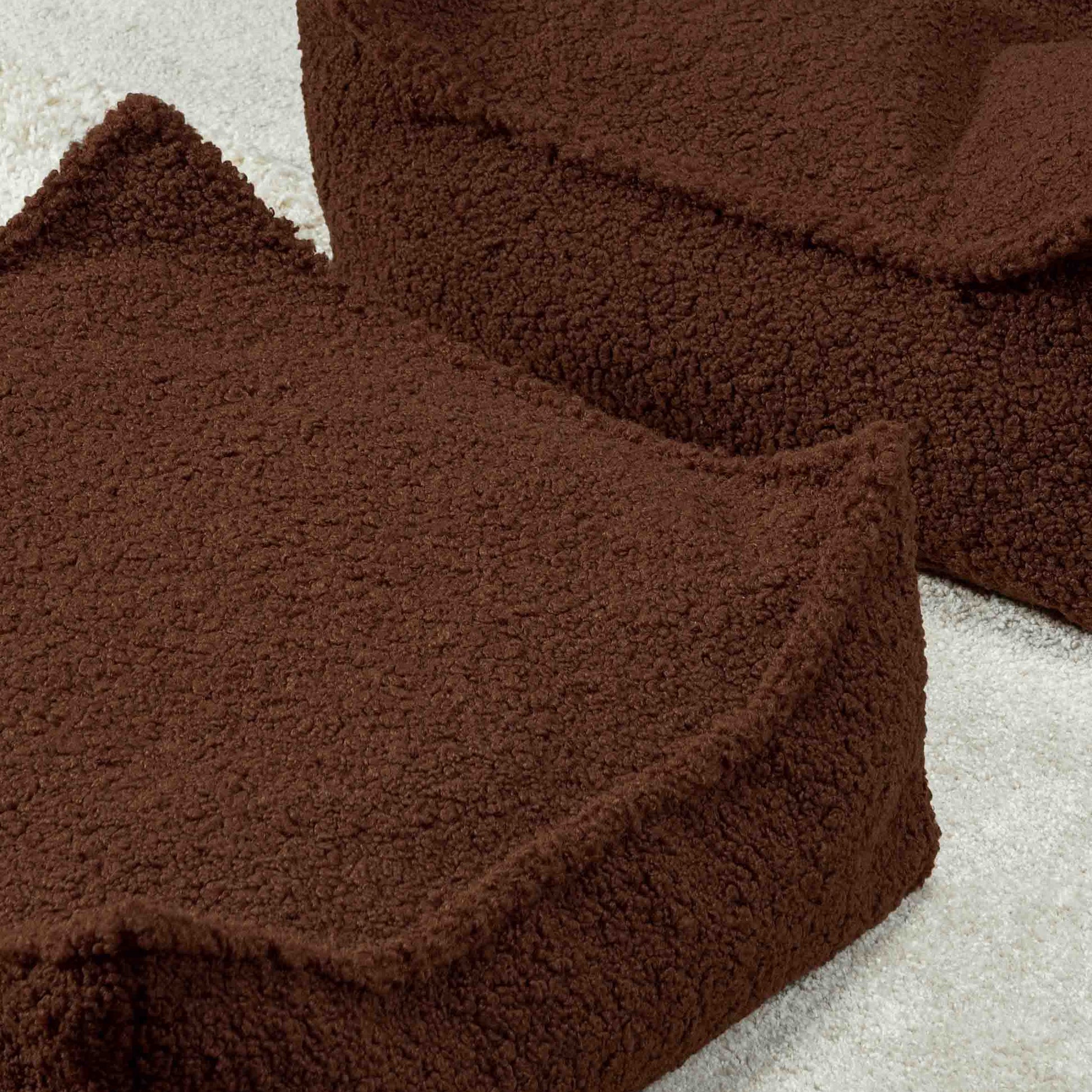 Wigiwama Beanbag Chair & Ottoman Set - Warm Hazel
