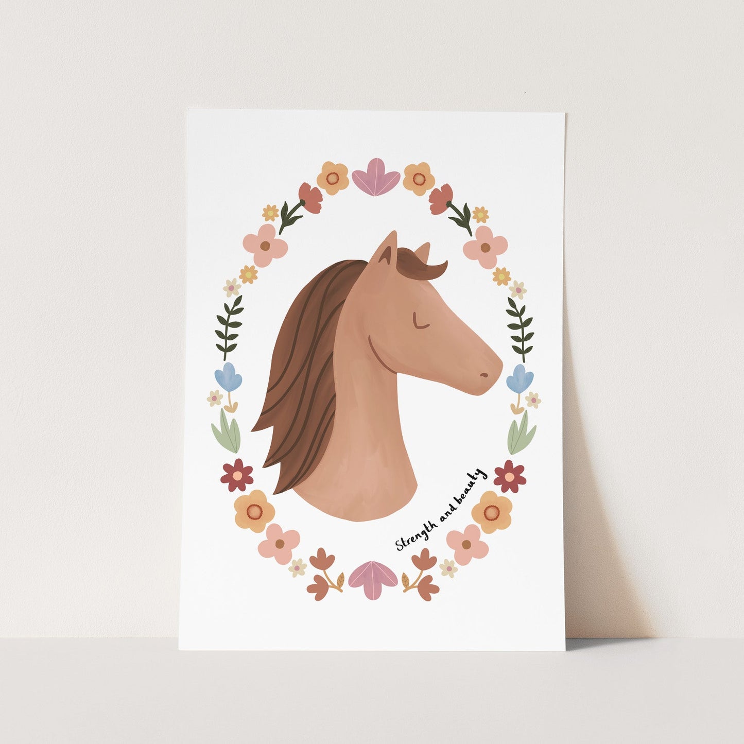 Kid of the Village Strength and Beauty Art Print