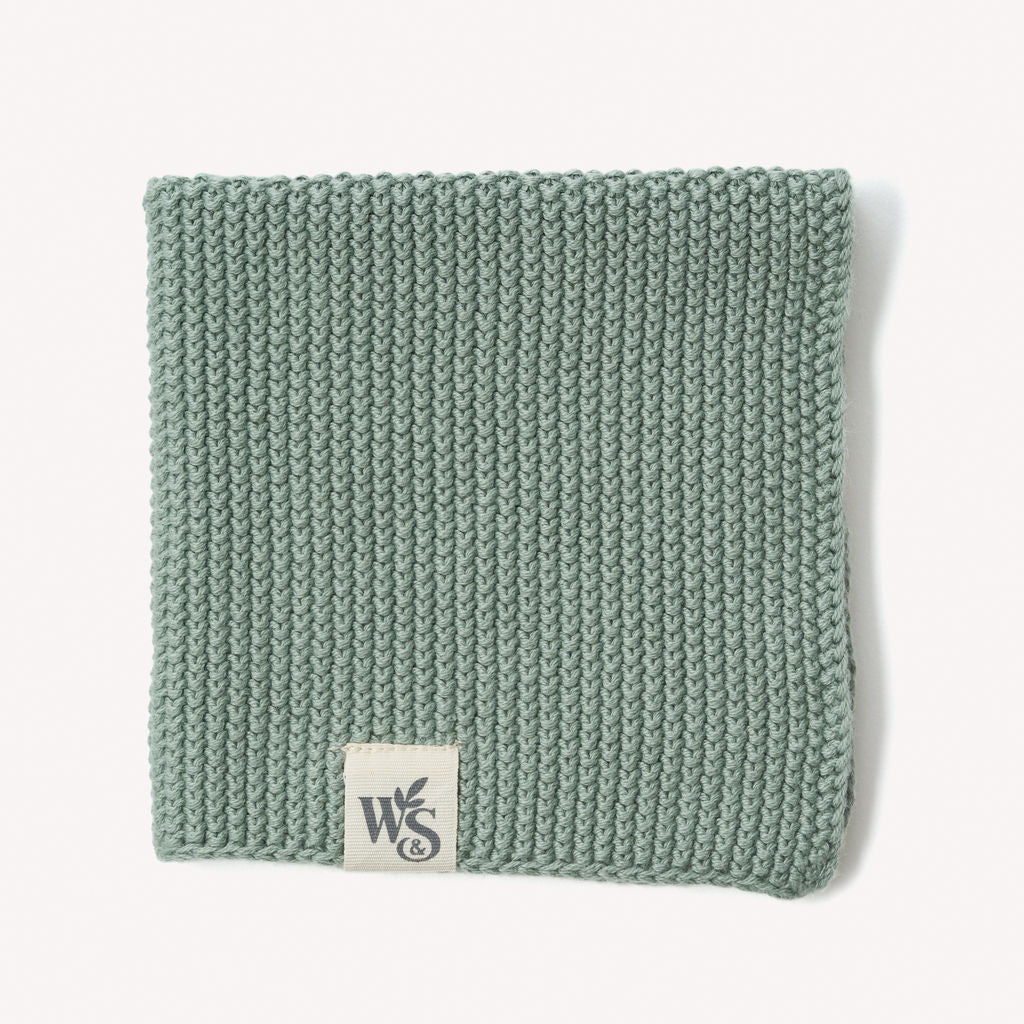 Wild & Stone Organic Cotton Dishcloth (10 Colours Available)