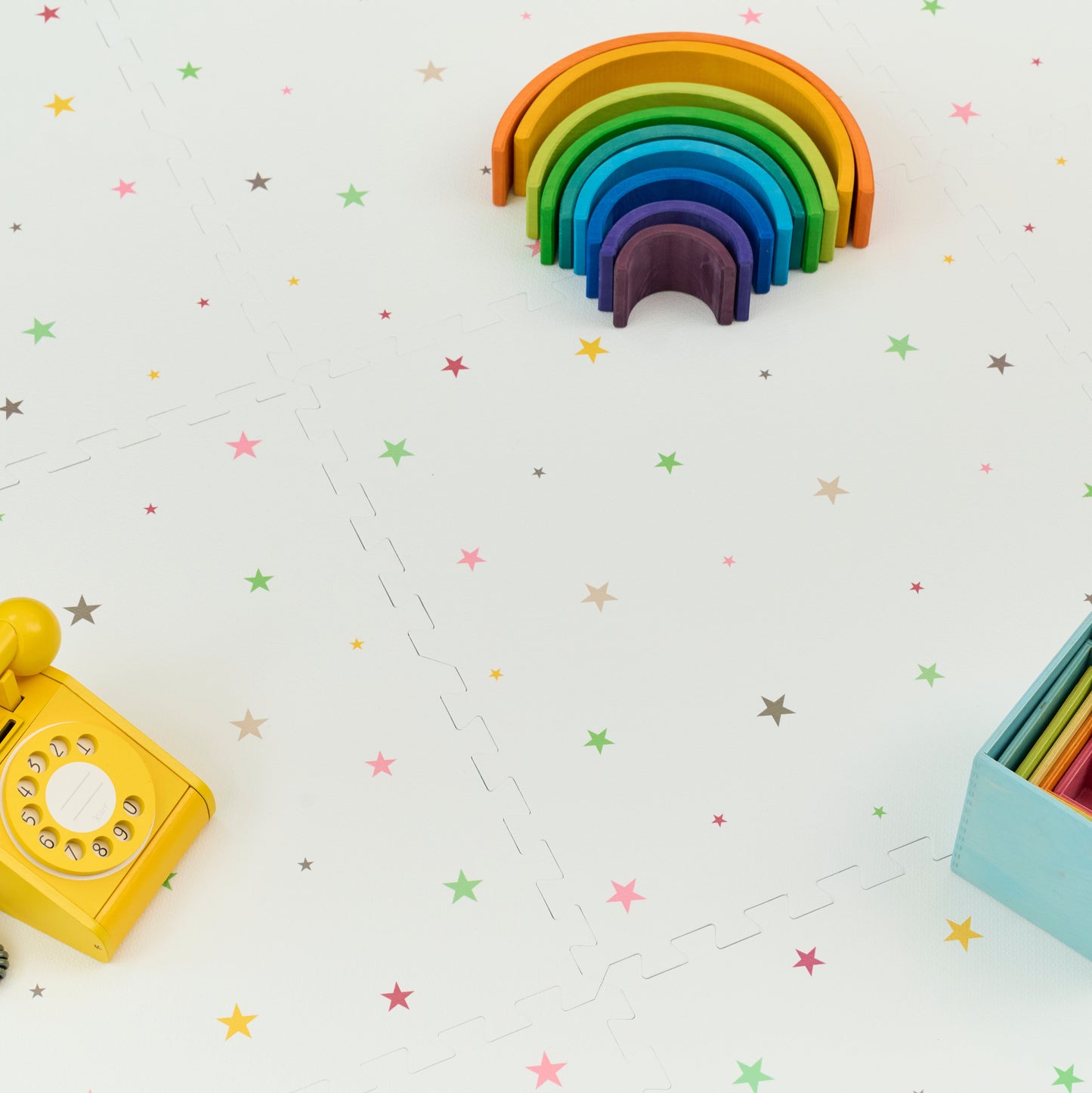 gus + beau Star Foam Playmat Set - Multicolour