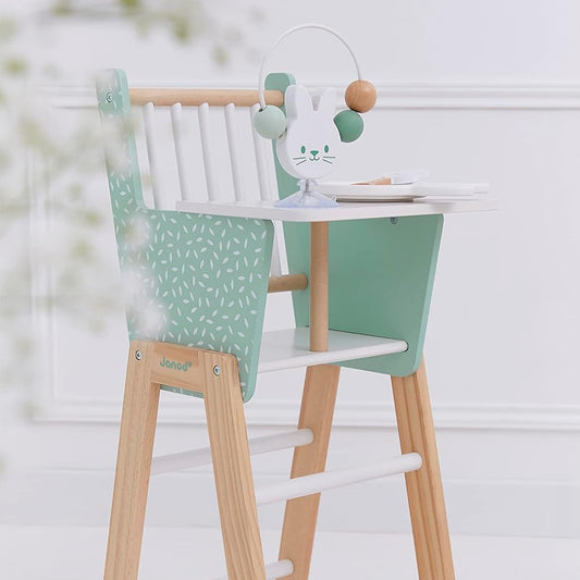 Janod Wooden Doll's Highchair