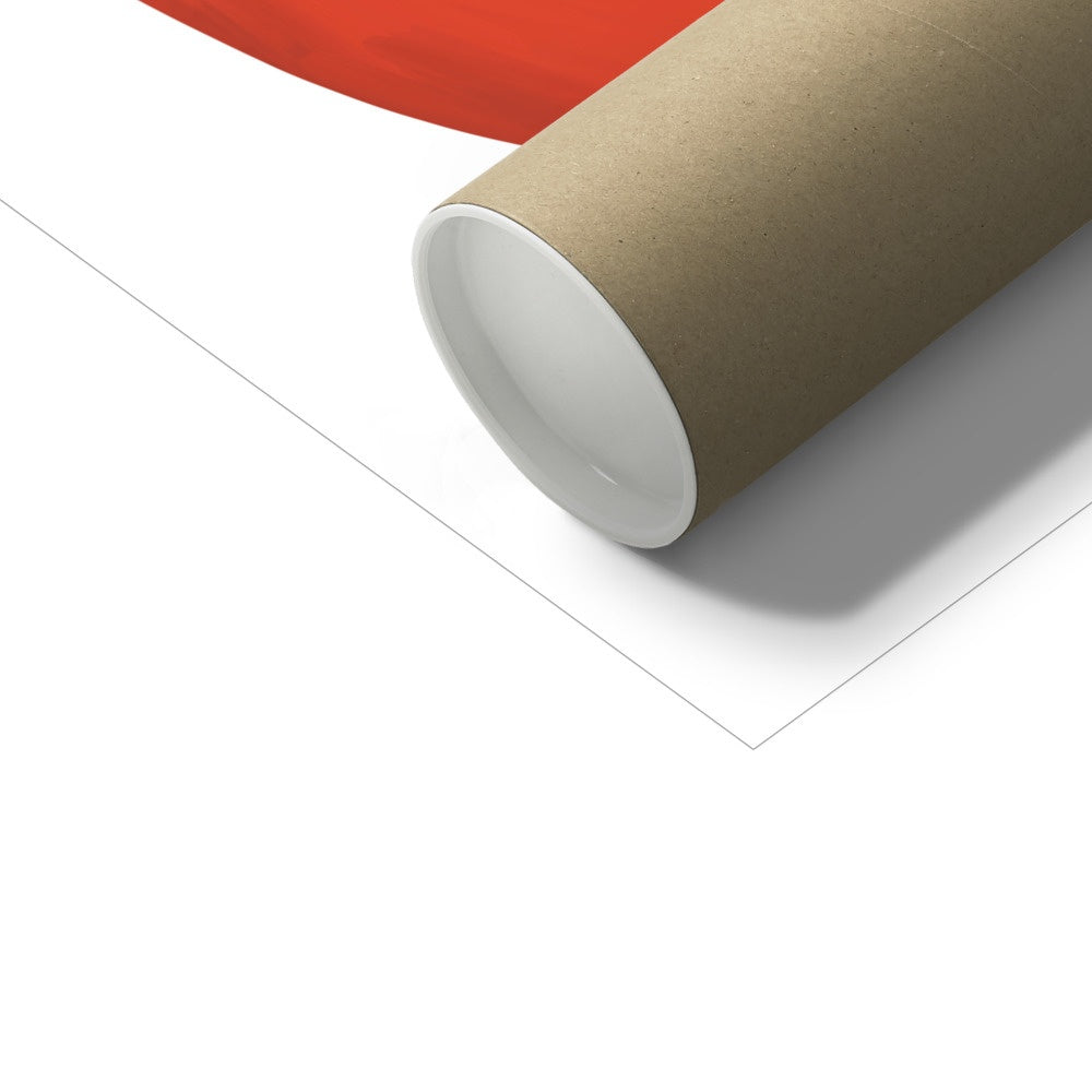 Kid of the Village Ladybird Number Art Print