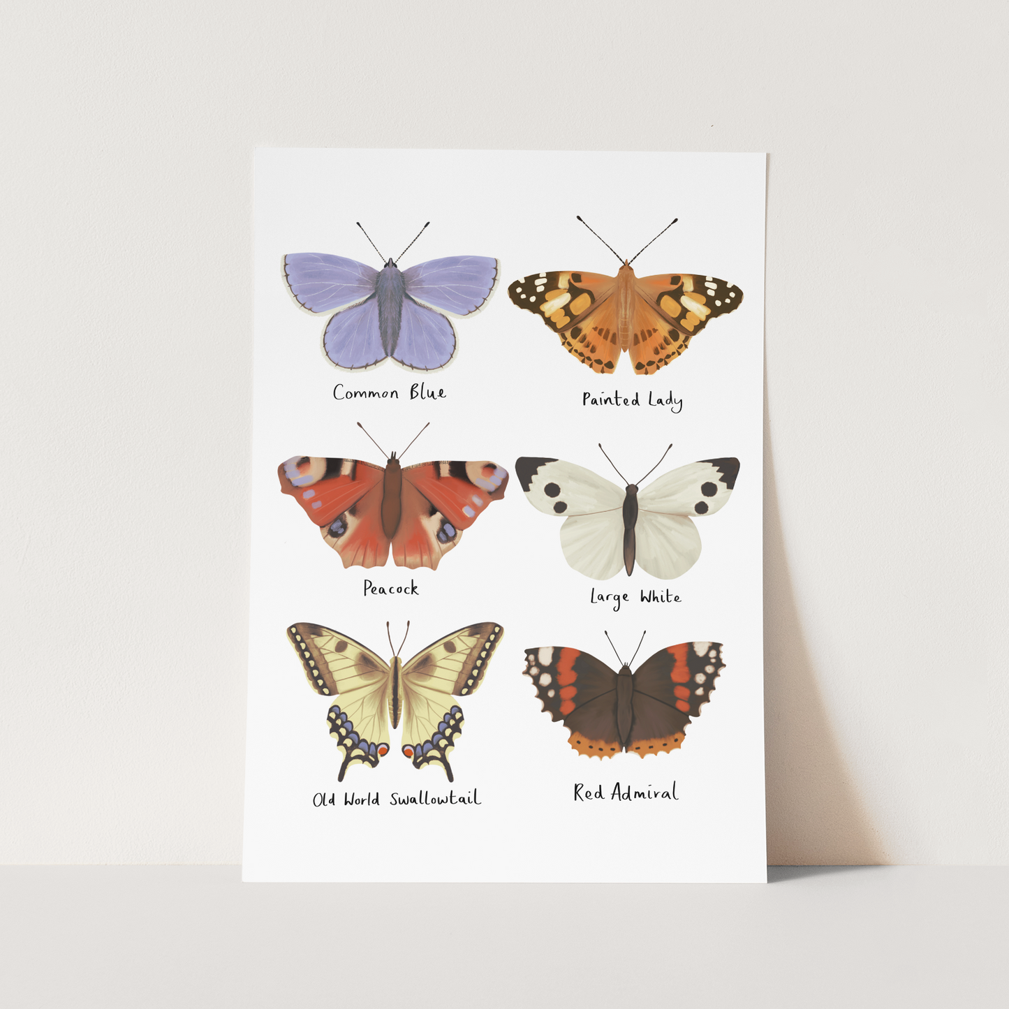 Kid of the Village Butterflies Art Print