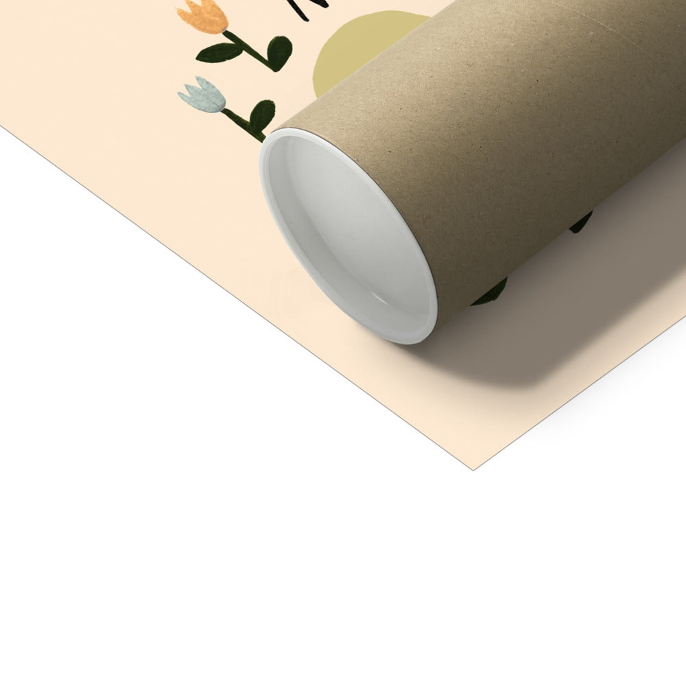 Kid of the Village Counting Art Print