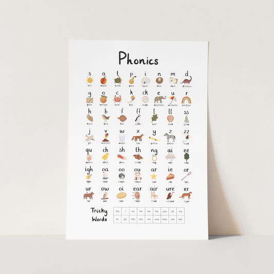 Kid of the Village Phonics Art Print