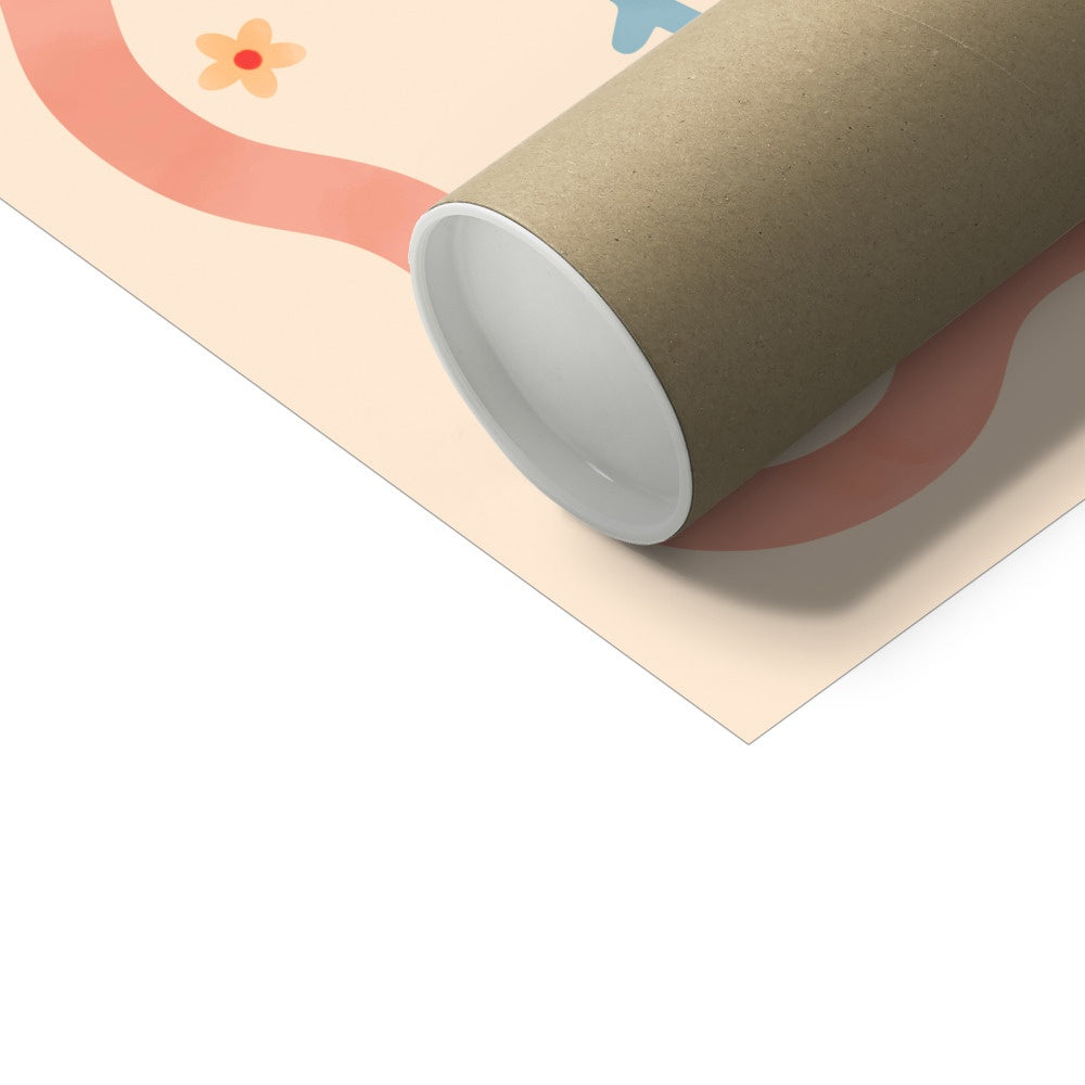 Kid of the Village Love You Art Print