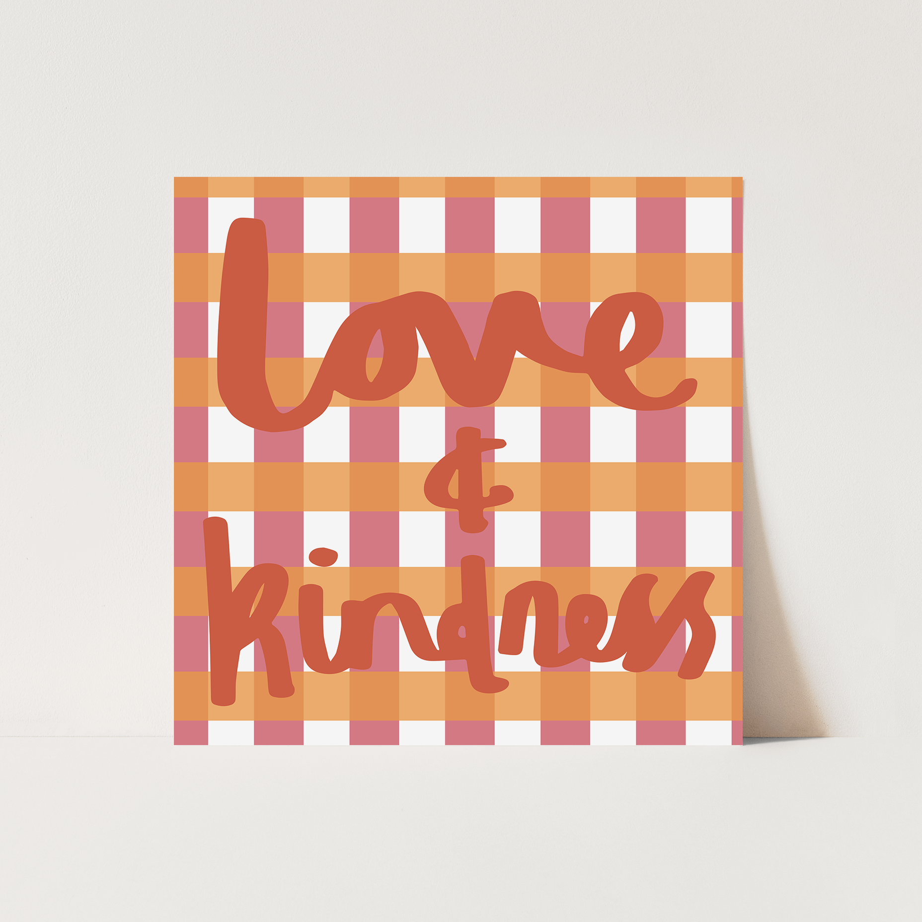 Kid of the Village Love and Kindness Art Print