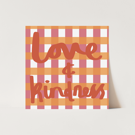 Kid of the Village Love and Kindness Art Print