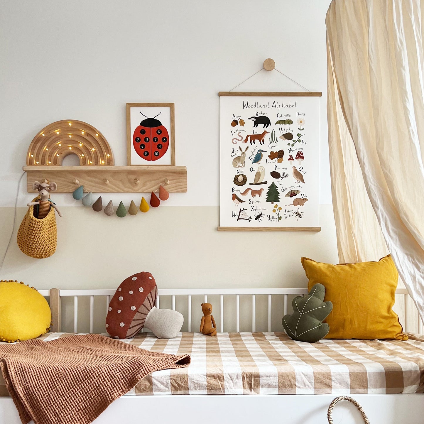 Kid of the Village Ladybird Number Art Print