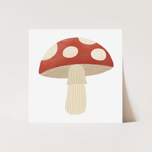 Kid of the Village Mushroom Art Print