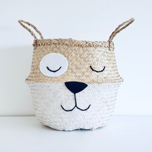 Bellybambino Dog Seagrass Basket - Extra Large