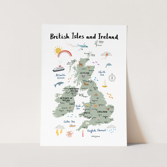 Kid of the Village British Isles and Ireland Art Print - White