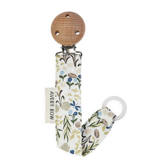 Avery Row Pacifier Holder - Riverbank