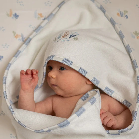 Avery Row Hooded Baby Towel - Coastline