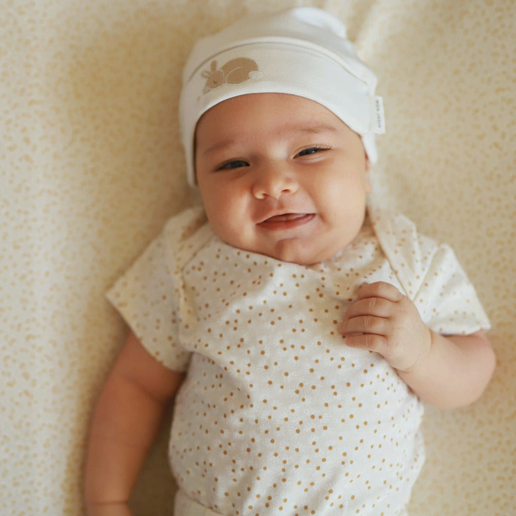 Avery Row Organic Printed Baby Bodysuit - Daisy Meadow