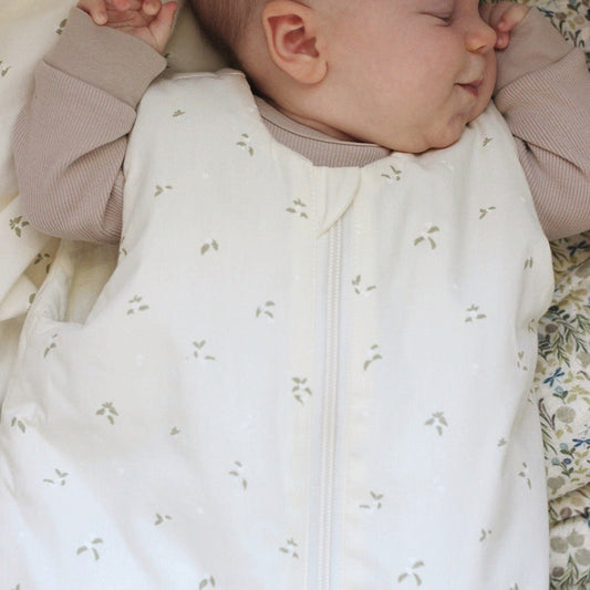 Avery Row Baby Sleeping Bag - Nettle Scatter
