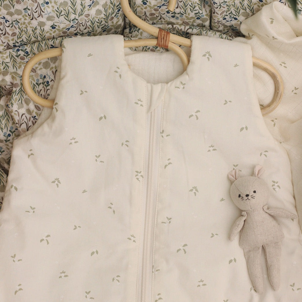 Avery Row Baby Sleeping Bag - Nettle Scatter