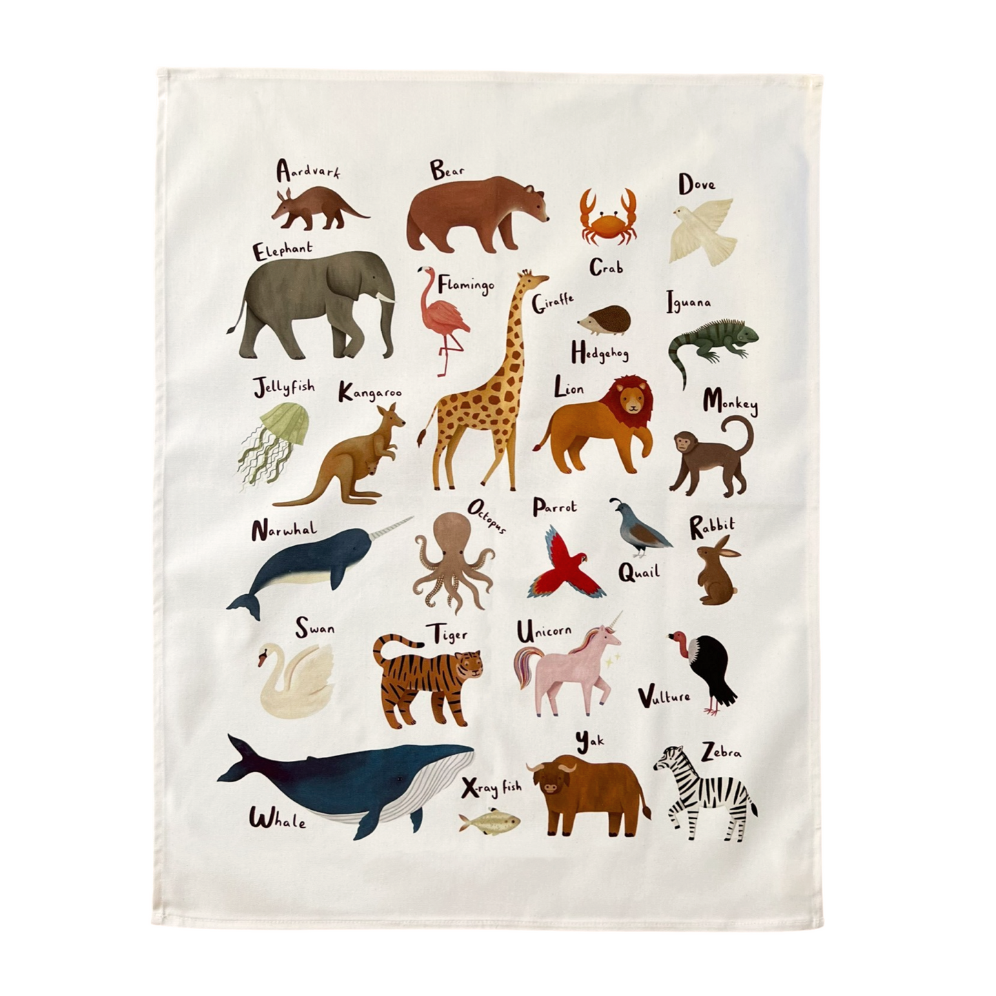 Kid of the Village Animal Alphabet Wall Hanging