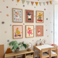 Kid of the Village Cycling Lion in Pink Art Print