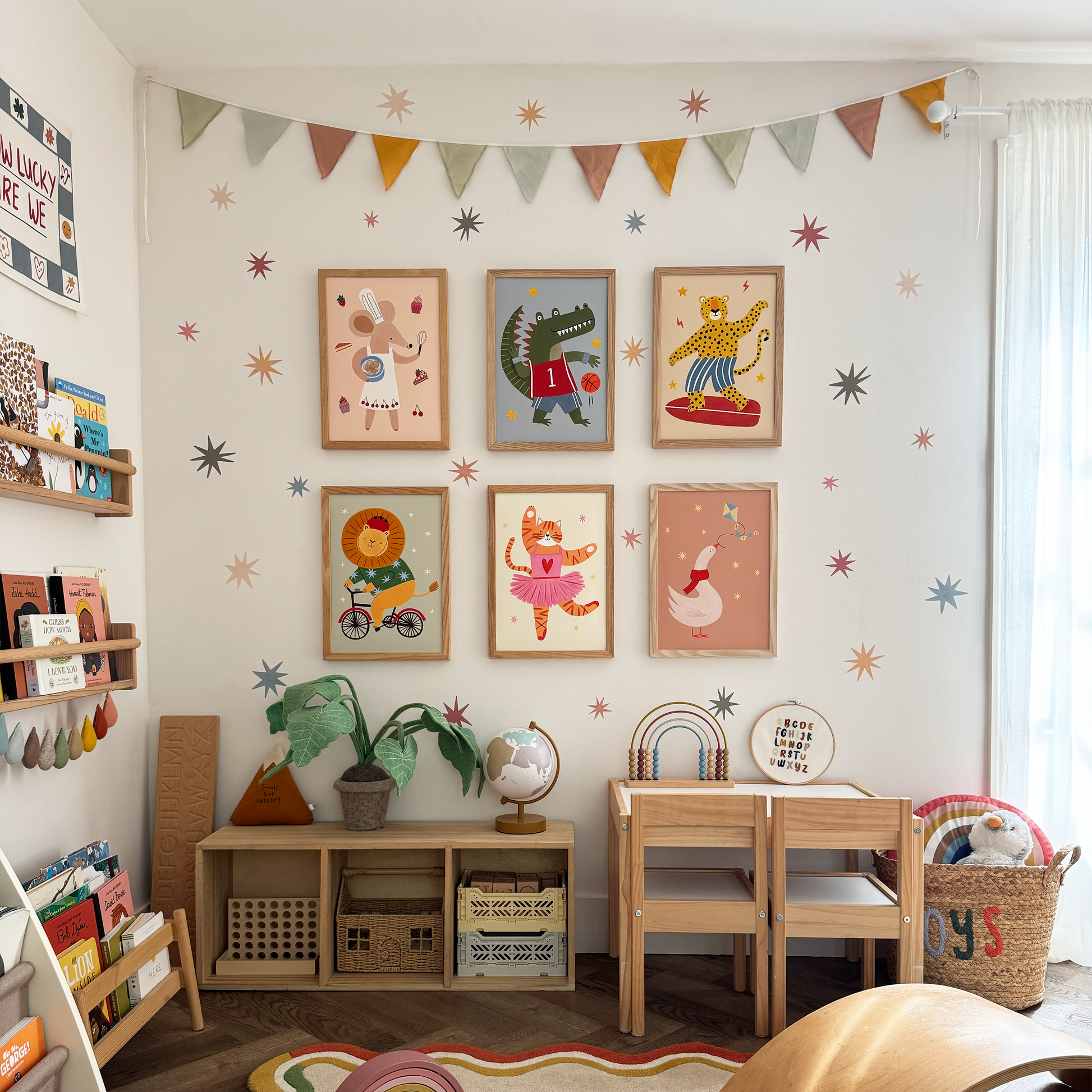 Kid of the Village Fly a Kite Duck Art Print