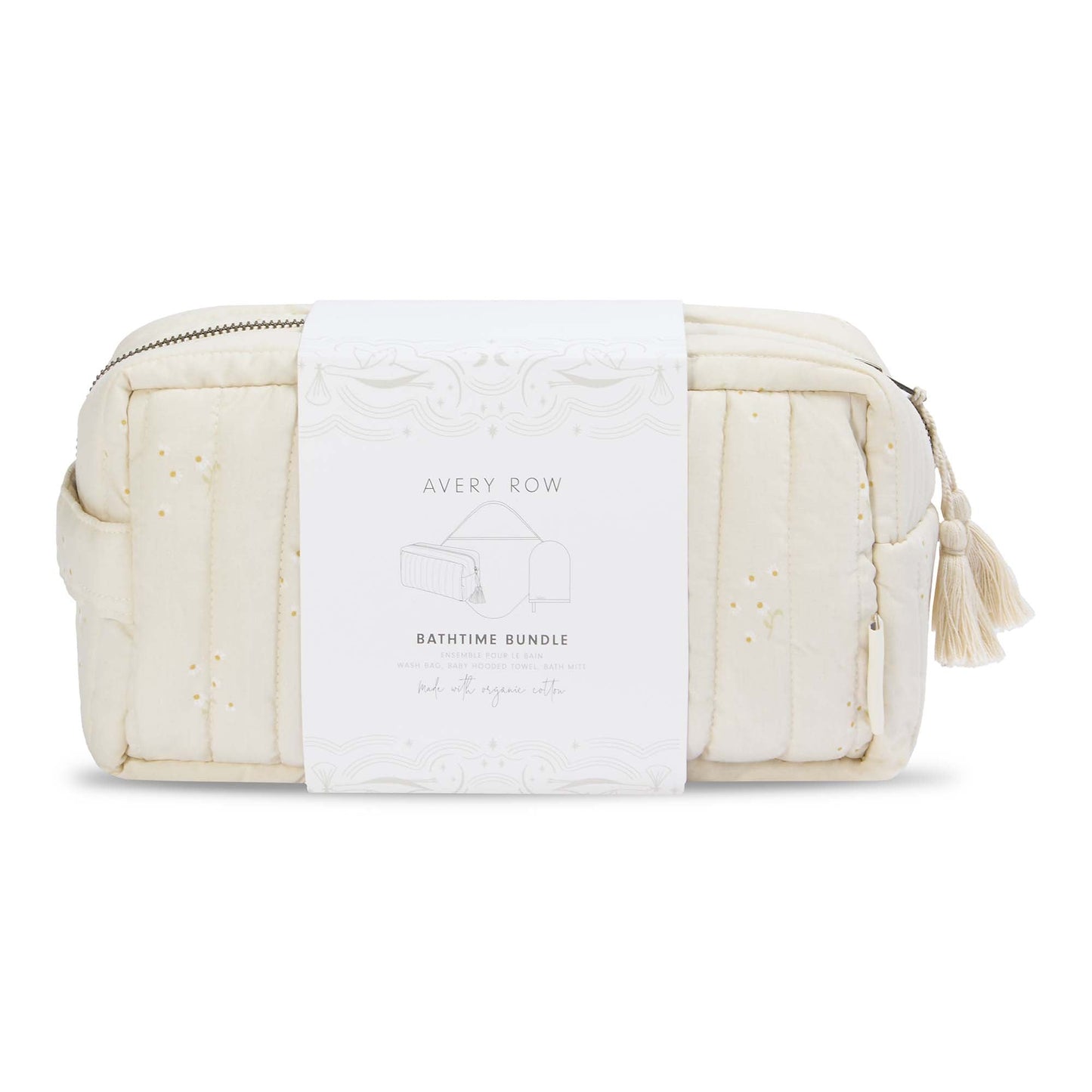 Avery Row Bathtime Bundle New Baby Gift Set - Chamomile