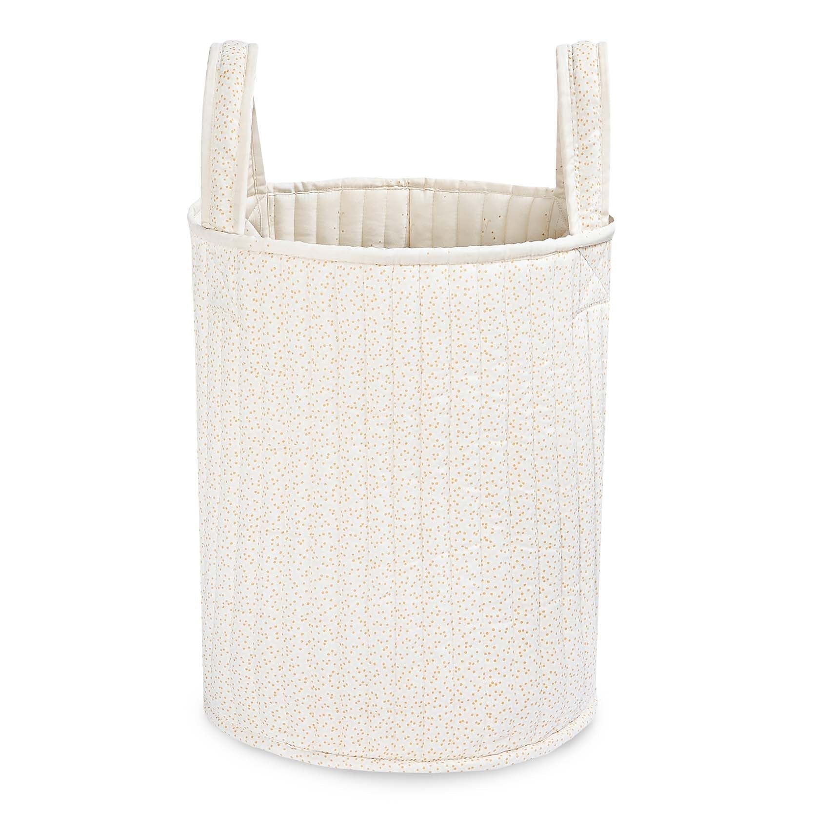 Avery Row Large Quilted Storage Basket - Wild Chamomile/Daisy Meadow