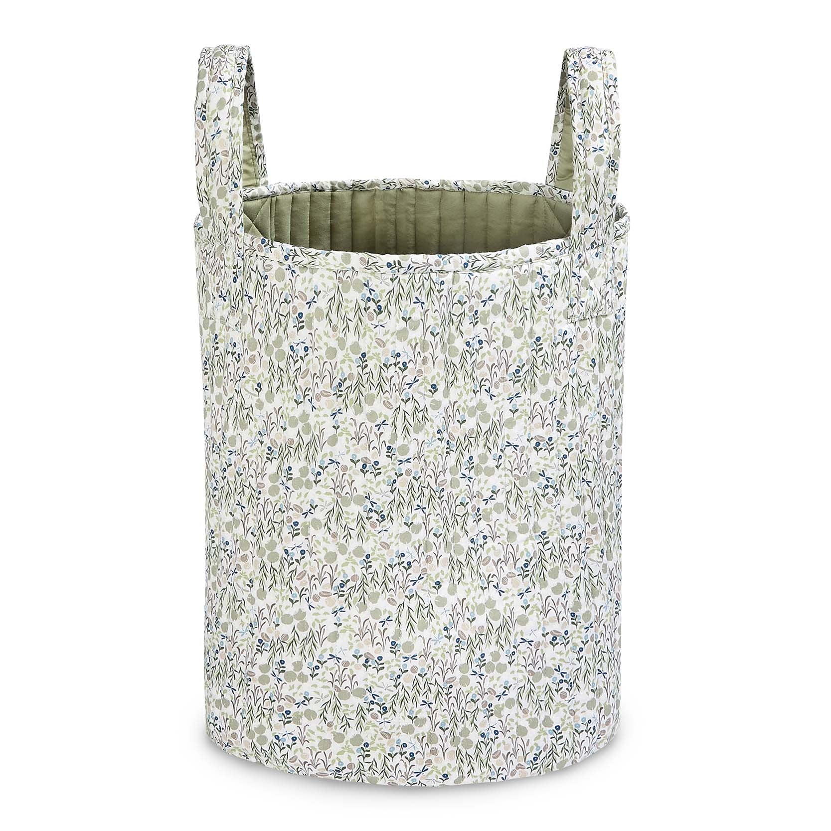 Avery Row Large Quilted Storage Basket - Riverbank/Willow