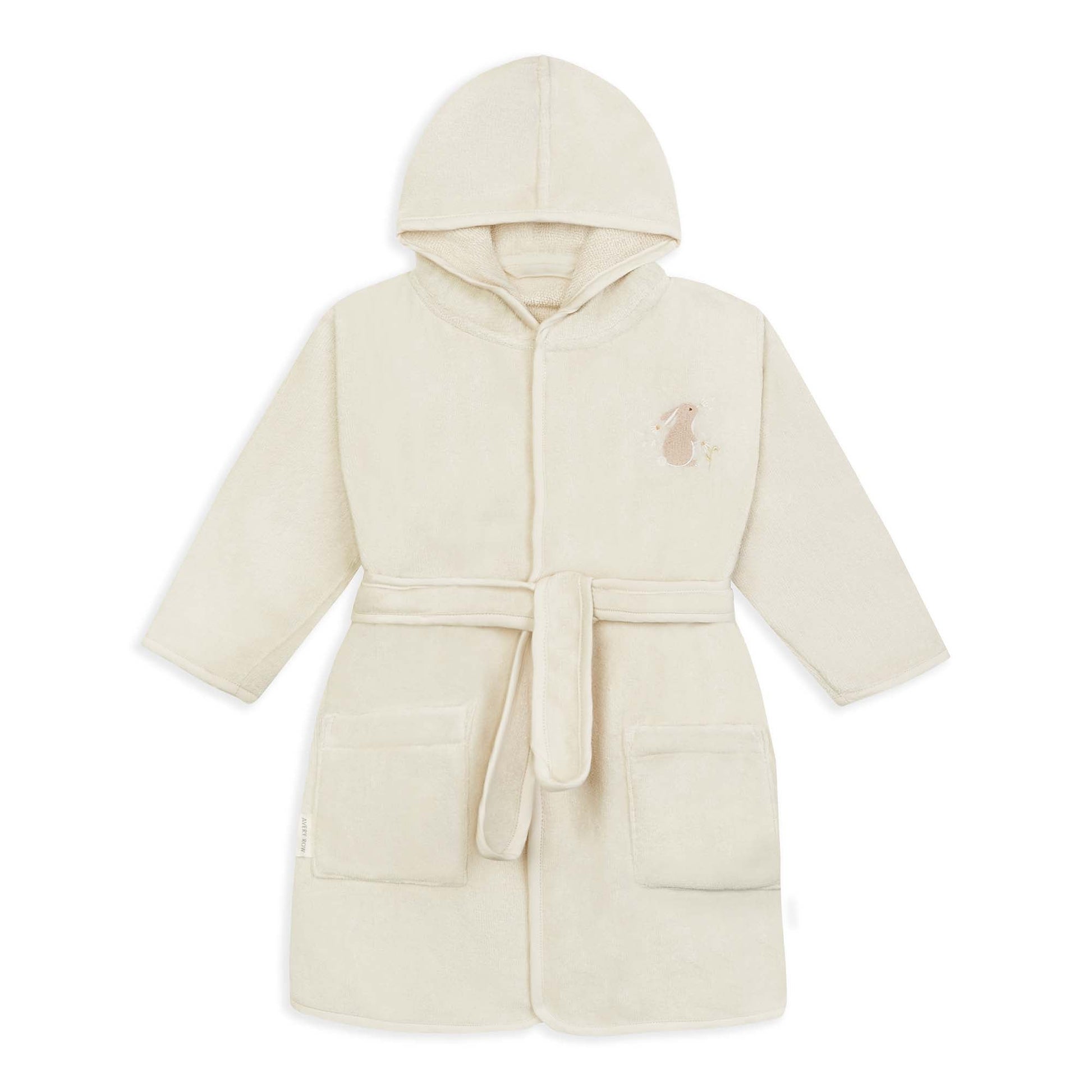 Avery Row Children's Towelling Robe - Bunny