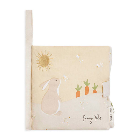 Avery Row Fabric Baby Book - Bunny Tales