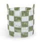 Avery Row Checkerboard Storage Basket - Large - Sage