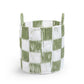 Avery Row Checkerboard Storage Basket - Medium - Sage