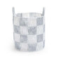 Avery Row Checkerboard Storage Basket - Medium - Powder Blue