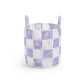 Avery Row Checkerboard Storage Basket - Small - Lilac