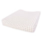 Avery Row Baby Changing Cushion - Pink Check