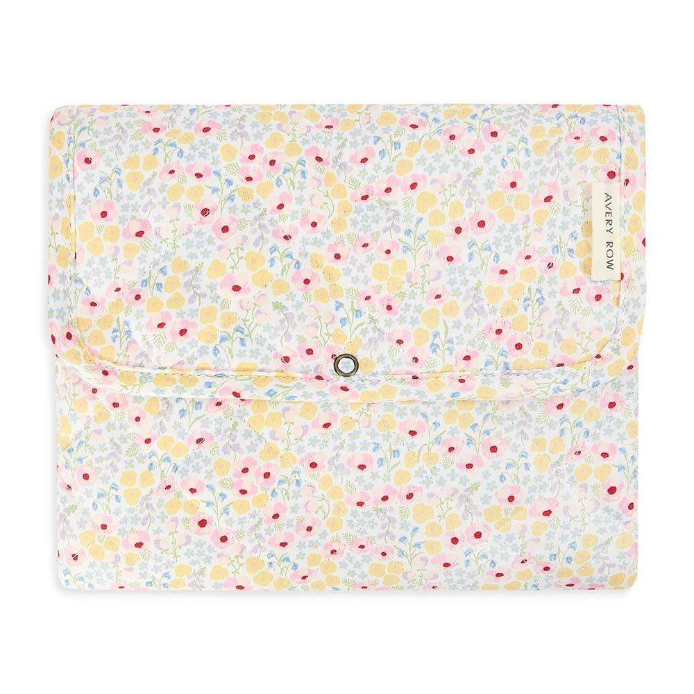 Avery Row Travel Baby Changing Mat - Wildflower Garden