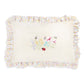Avery Row Rectangular Linen Frill Cushion - Wildflower Garden