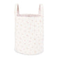 Avery Row Large Quilted Storage Basket - Anemone/Pink Check