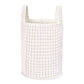 Avery Row Large Quilted Storage Basket - Anemone/Pink Check