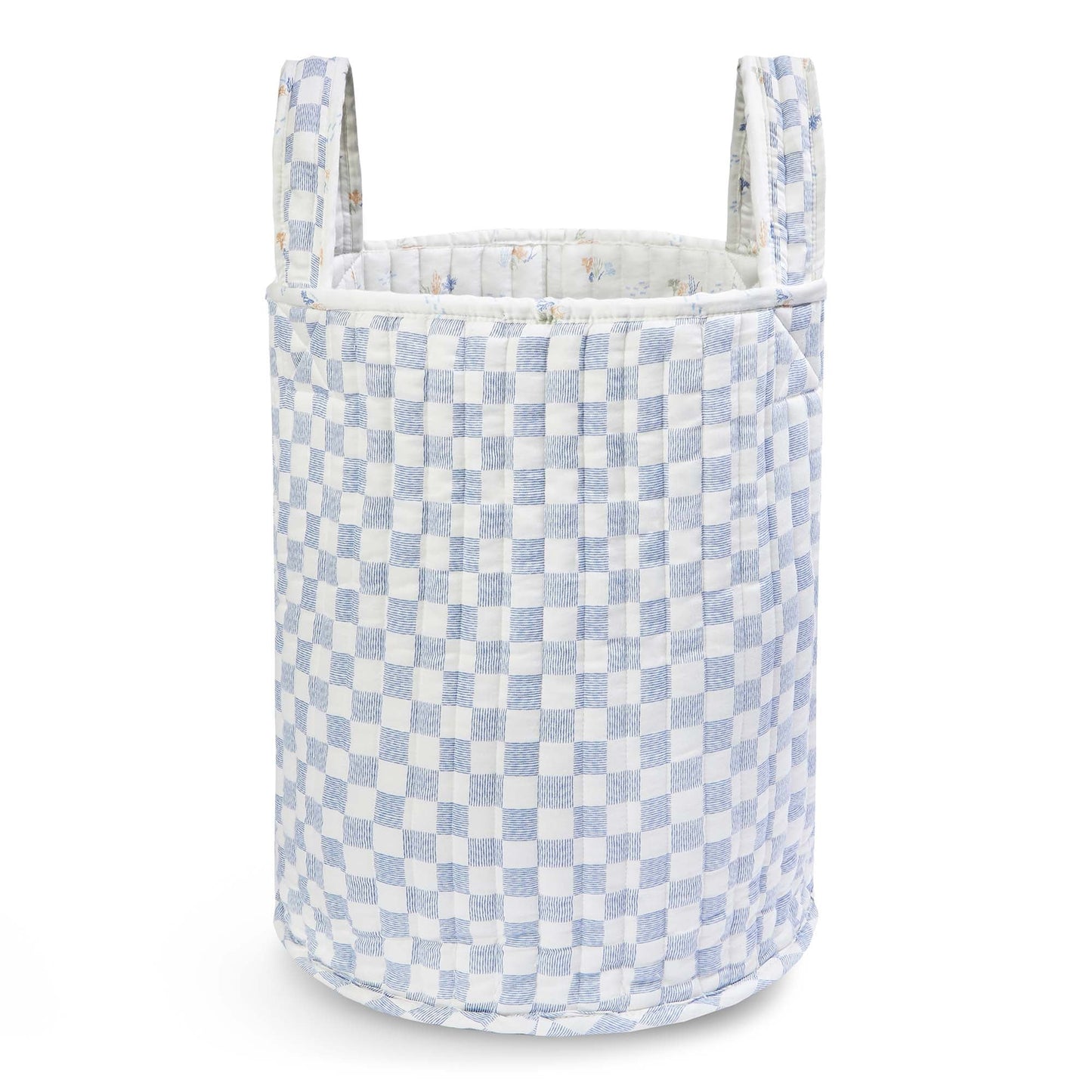 Avery Row Large Quilted Storage Basket - Coastline