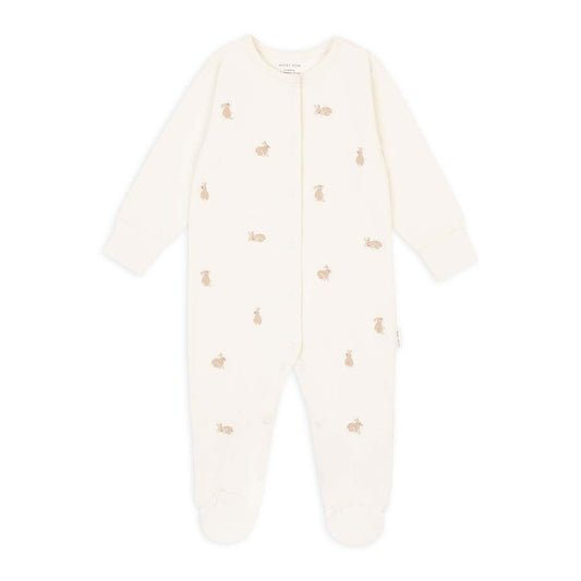 Avery Row Embroidered Baby Sleepsuit - Bunnies