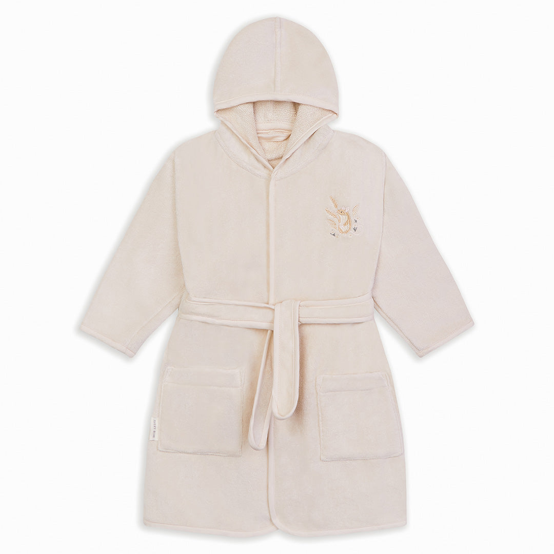 Avery Row Children's Towelling Robe - Mouse