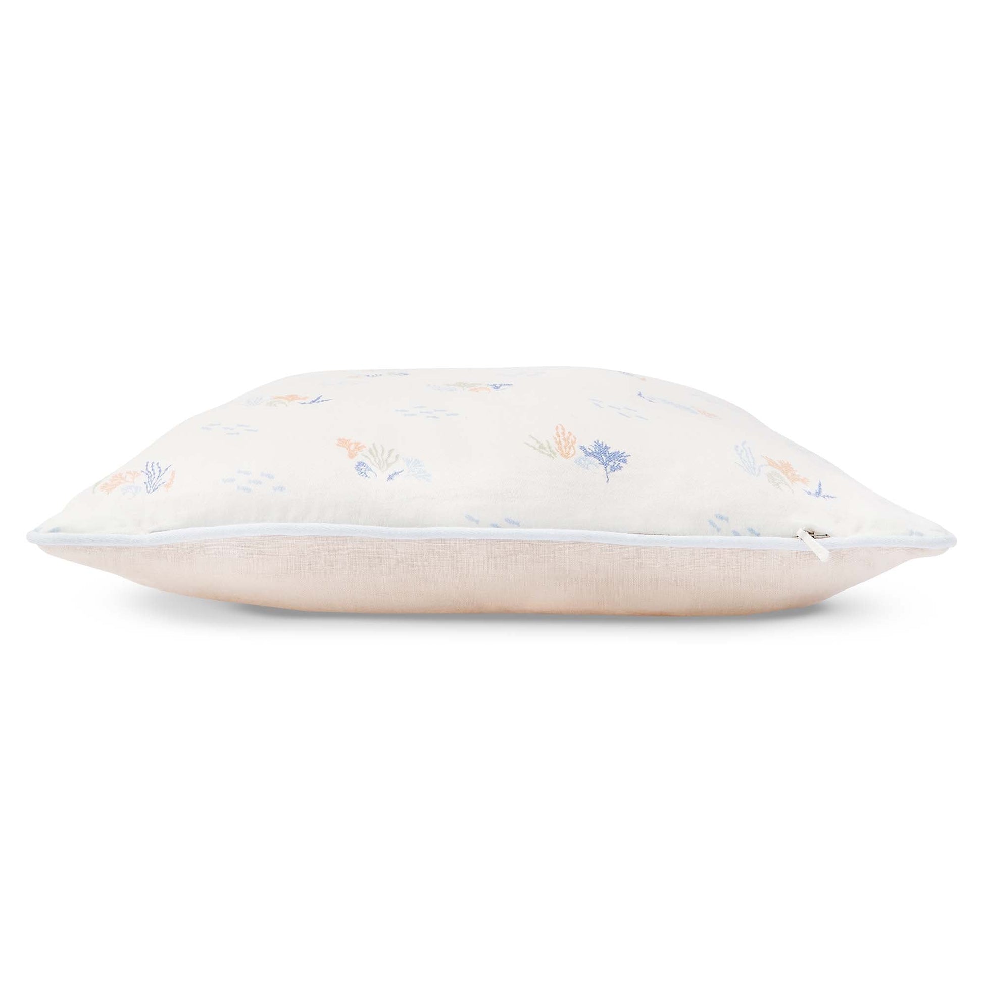 Avery Row Square Linen Scatter Cushion - Coastline